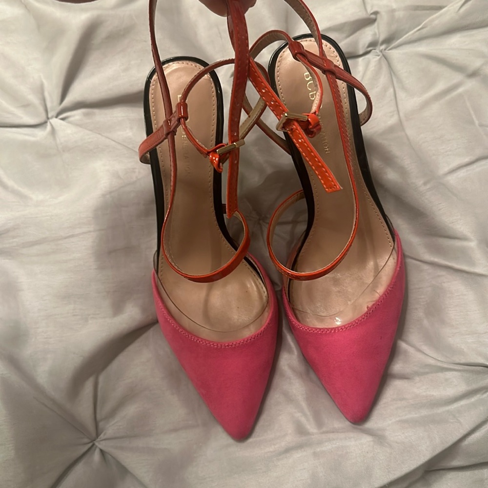 Beautiful almost new 2 color comfortable elegant heels